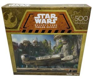 Buffalo Star Wars‎ Galaxys Edge Trading Outpost 500 Piece Jigsaw Puzzle Disney